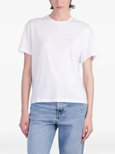 Tricou Toteme scurt alb