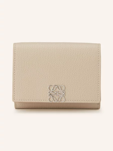 Loewe Peněženka černošedá stříbrná