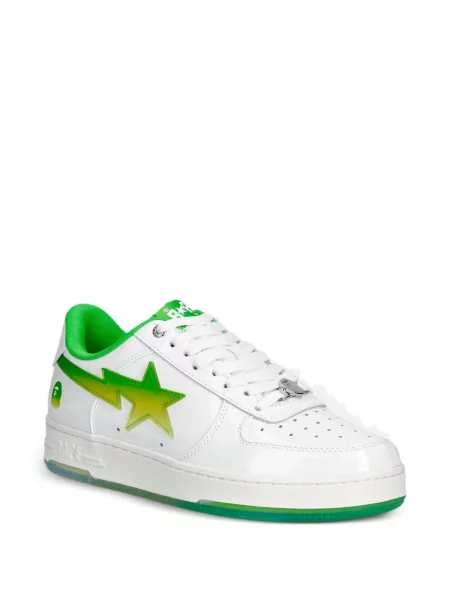 Sneakerși A Bathing Ape® din piele alb
