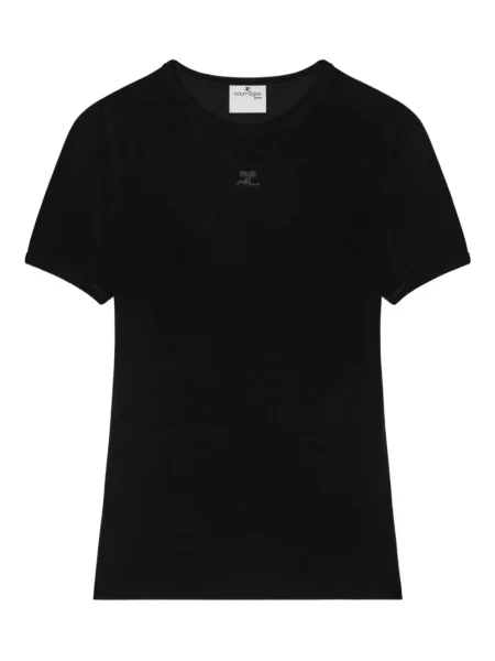 Tricou Courreges scurt negru