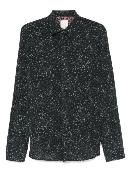 Cămașă Paul Smith cu imagine negru