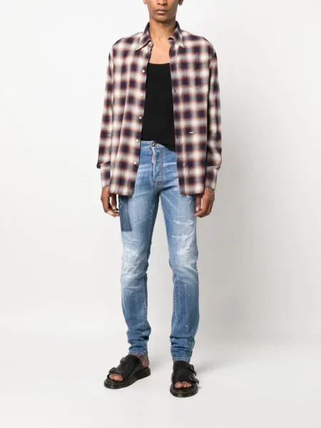 Raštuotos džinsai Dsquared2
