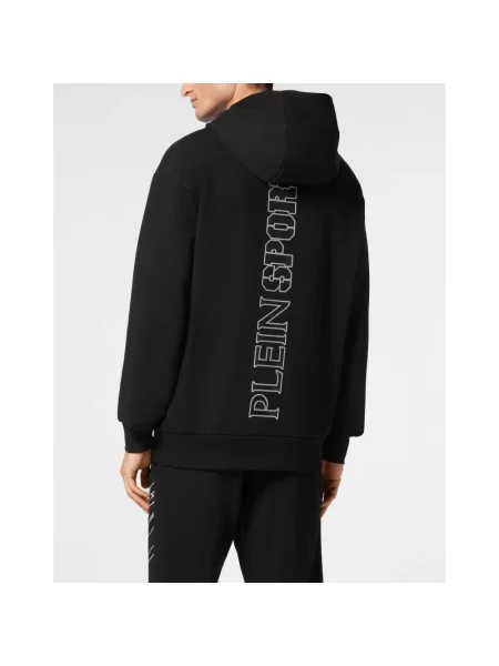 Bluza z kapturem Plein Sport czarna