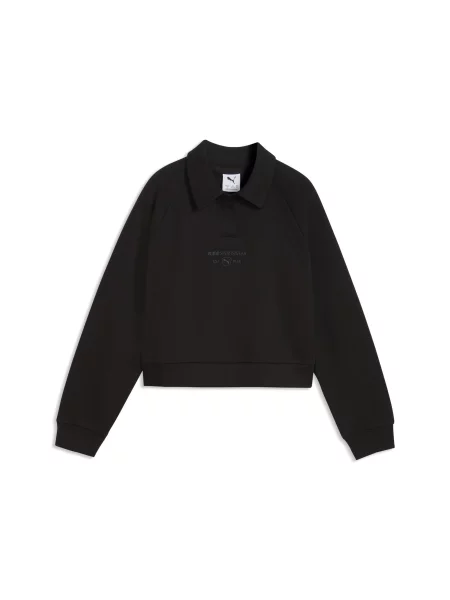 Młodzieżowa bluza PUMA Class Relaxed Cropped Fleece Akcesoria czarny