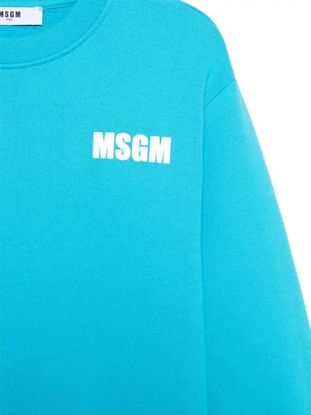 Bluza dziecięca Msgm niebieska