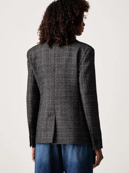Шерстяной двубортный пиджак Weekend Max Mara