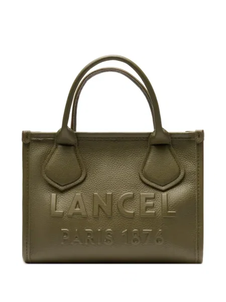 Geanta de piele Lancel din piele verde