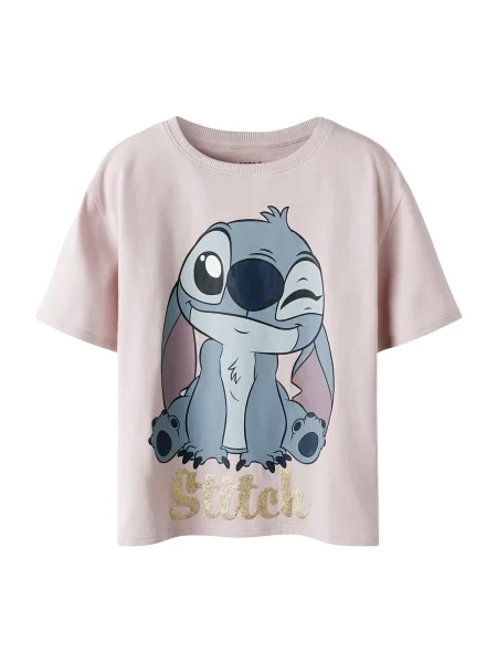 NAME IT Tricou NKFakun Stitch marin / fumuriu / auriu / mov liliachiu albastru