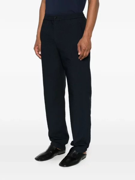 Pantaloni Emporio Armani albastru