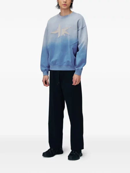 Pulover Off Duty cu gradient albastru