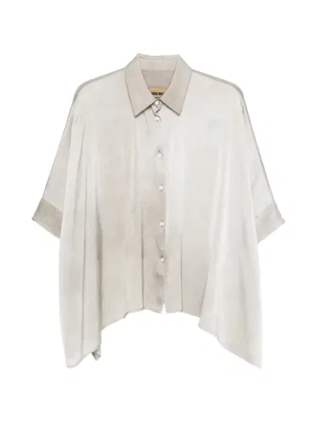 Top Uma Wang cu mâneci scurte