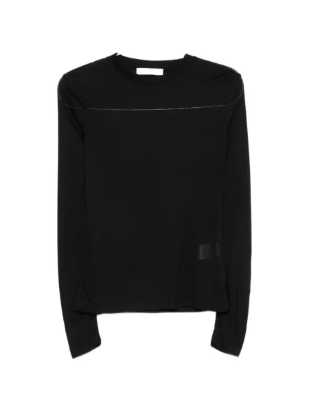 Lung tricou Woc negru