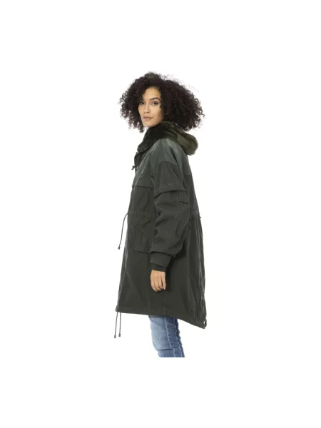 Długa parka Mr&mrs Italy zielona