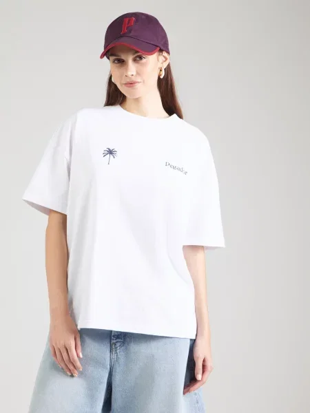 Pegador Tricou supradimensional ZARASAI bleumarin alb