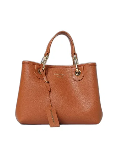 Shopperka Emporio Armani brązowa