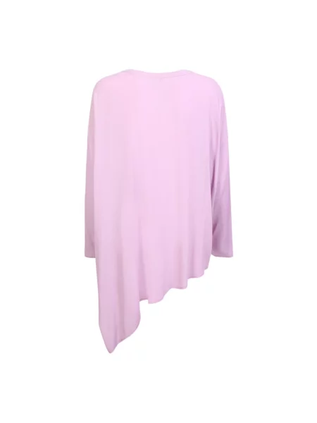 Top Her Shirt asymetryczny fioletowy