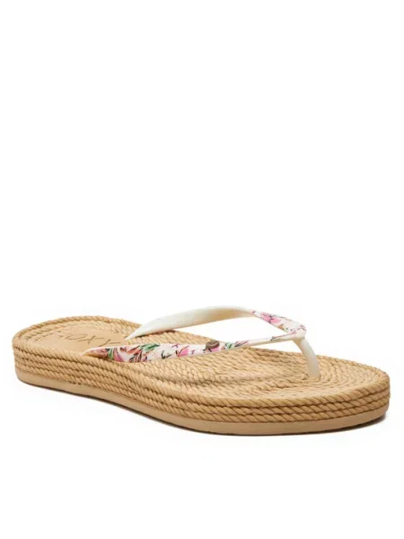 Шльопанці ROXY South Beach III білий/рожевий білі