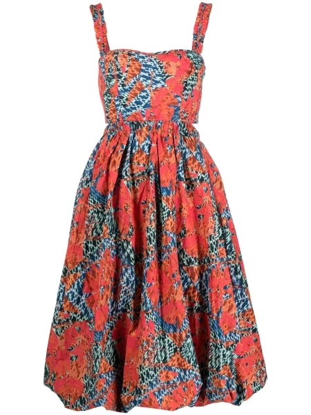 Rochie Ulla Johnson cu imagine de costum roșu