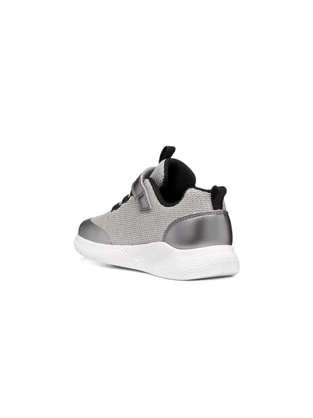 Sneakersy Geox J Sprintye Girl M Strieborná