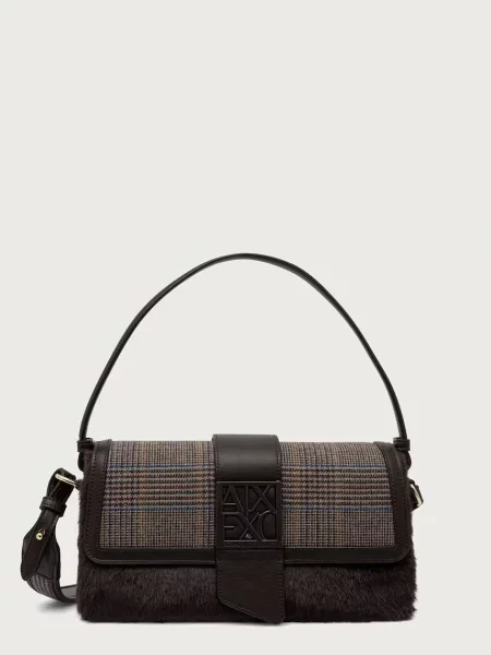 Armani Exchange geantă crossbody pentru femei maro