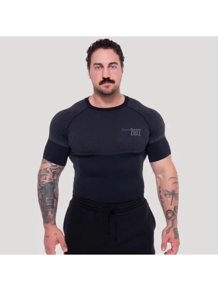 Koszulka fitness bezszwowa szara