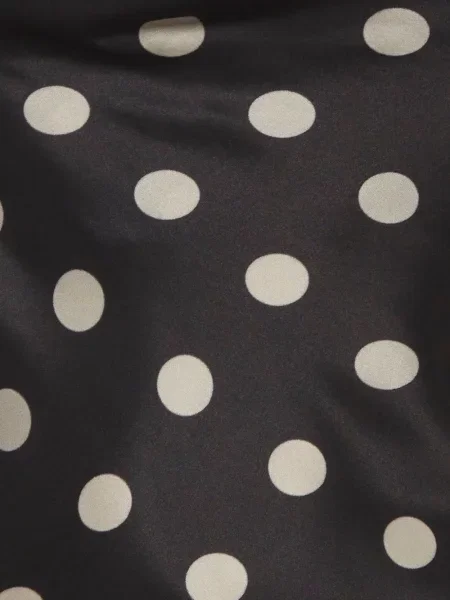 Rochie Nicholas cu buline asimetrică negru