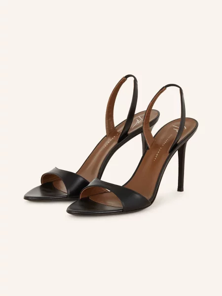 Giuseppe Zanotti Design Sandały Na Muse schwarz czarne