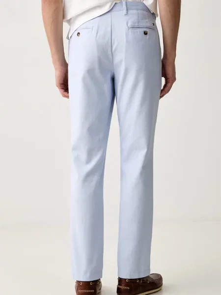 Tommy Hilfiger spodnie slim fit z niebieskie