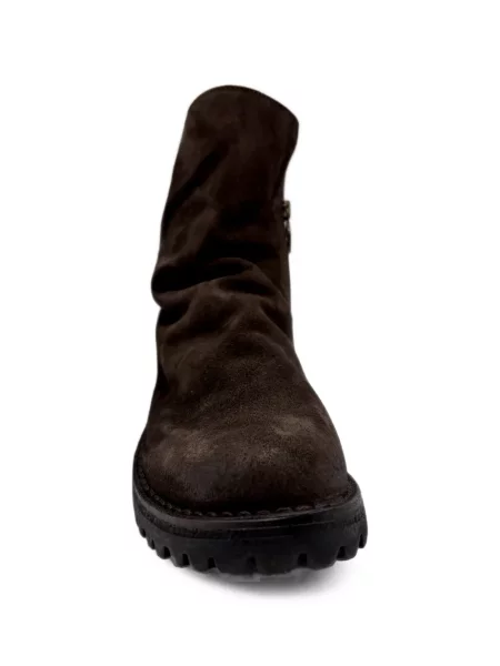 Botine Fiorentini + Baker din piele de căprioară chunky maro