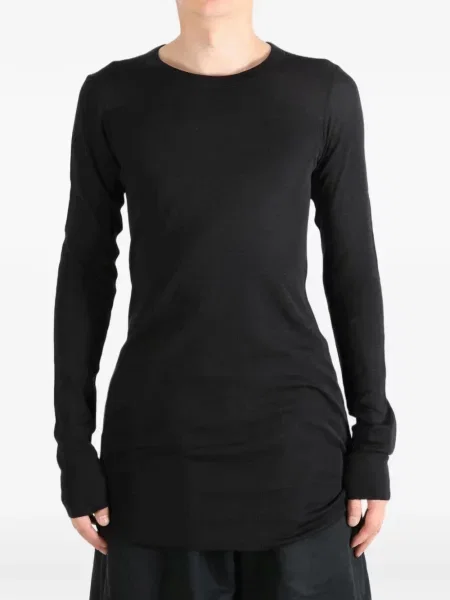 Lung tricou Rick Owens negru