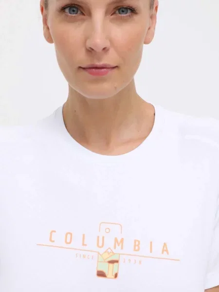 Спортивна футболка Columbia Zero Rules Graphic сірий