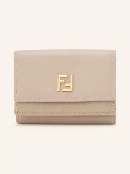 Fendi Portfel Mini Trifold Ff grau