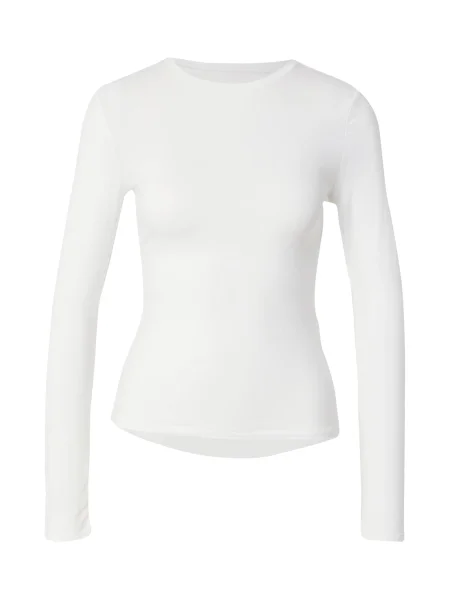 Tricou mânecă lungă Gap alb