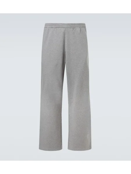 Jersey športne hlače Balenciaga siva