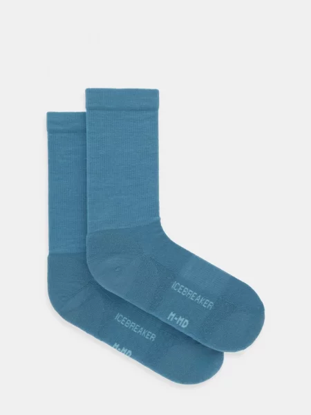 Nogavice z dodatkom volne Icebreaker Lifestyle Light Crew zelena