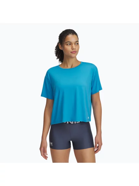 Tričko Under Armour Motion ether blue/white bílé
