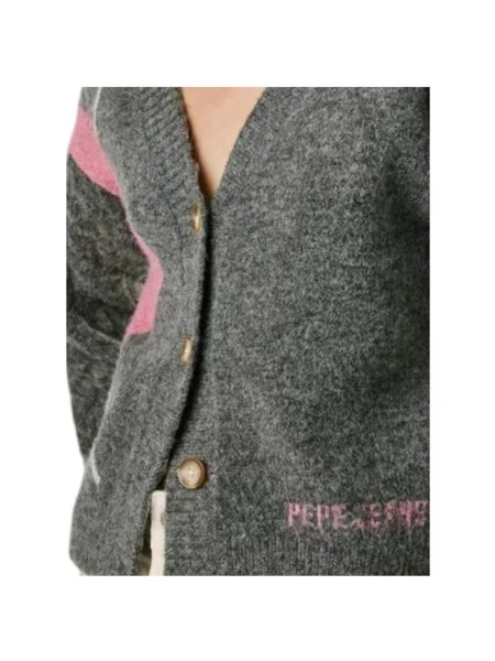 Rifľová vesta Pepe Jeans sivá