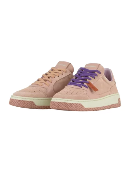Sneakersy Panchic skórzane różowe