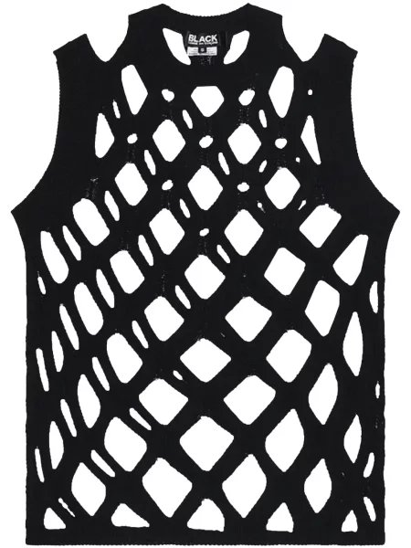 Dugo vesta Black Comme Des Garçons crna