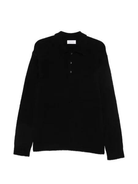 Lung tricou polo Diana Studio negru