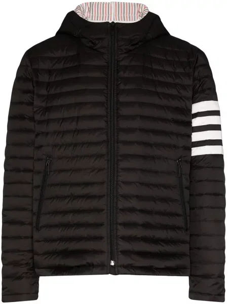 Geacă Thom Browne cu dungi negru
