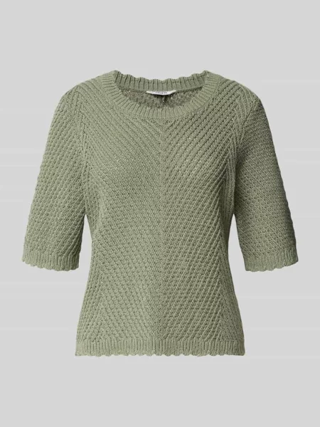 Koszulka z dzianiny z rękaw o dł. model Carla' Mbym