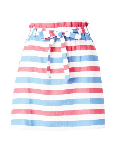 ABOUT YOU Fustă Layla crem / albastru roșu