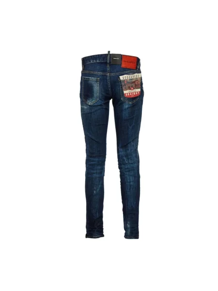Jeansy Dsquared2 niebieskie