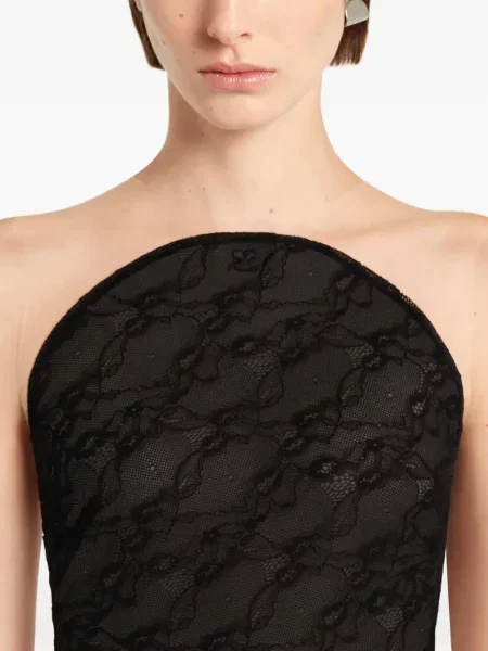 Body Courreges plasă negru