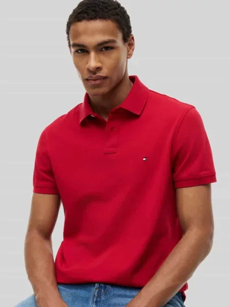 Tommy Hilfiger Polo czerwony