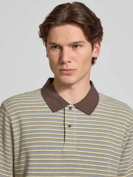 Koszulka polo Carhartt Wip z logo oliwkowa