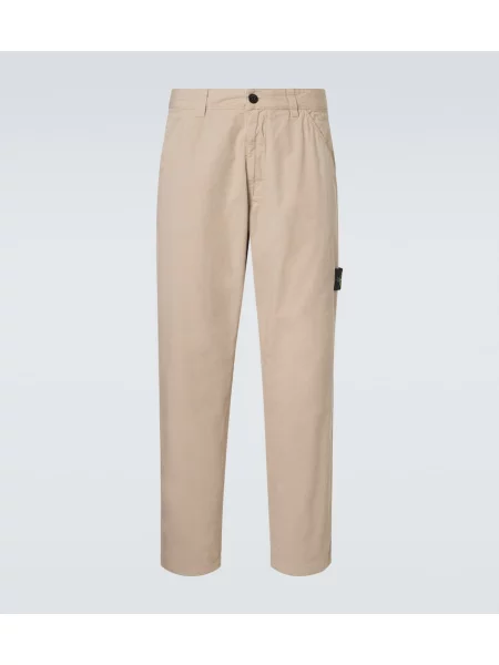 Spodnie Stone Island z kamieniami beżowe