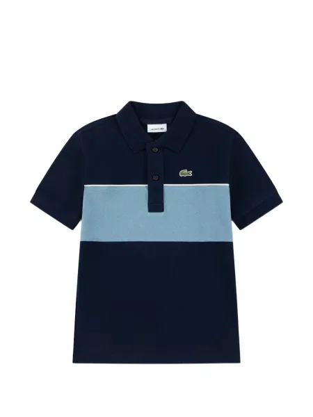 Koszulka polo dziecięca Lacoste niebieska