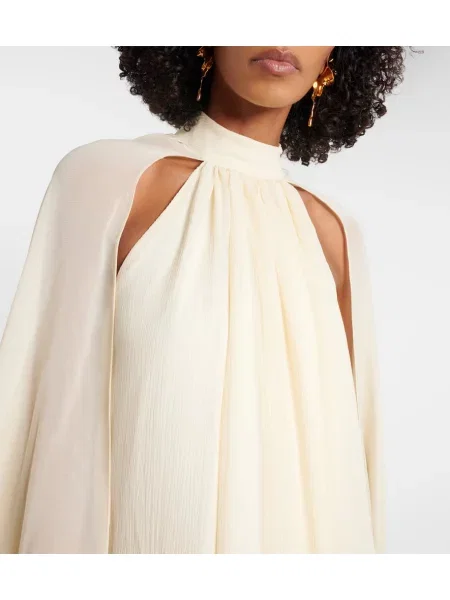 Rochie Taller Marmo de mătase alb